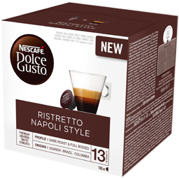 Cafea Ristretto Napoli Style, 16 capsule