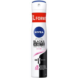Deodorant Black & White Invisible Clear 200ml