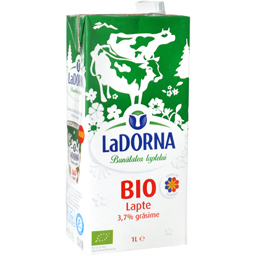 Lapte ecologic UHT 3.7% grasime 1L
