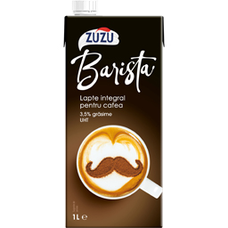 Lapte UHT integral pentru cafea Barista, 3.5% grasime 1L