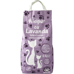 Asternut ecologic cu parfum de lavanda pentru pisici 5kg