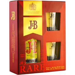 Rare Blended Scotch Whisky si 2 pahare 0.7L