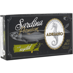 Sardine premium in ulei vegetal fara gluten 90g