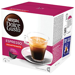 Cafea Espresso Decaffeinato, 16 capsule