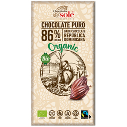 Ciocolata neagra bio 86% cacao 100g