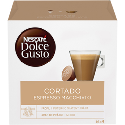 Cafea Cortado Espresso Macchiato, 16 capsule