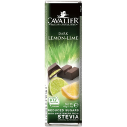 Baton de ciocolata neagra cu stevie,lamaie si limee 40g