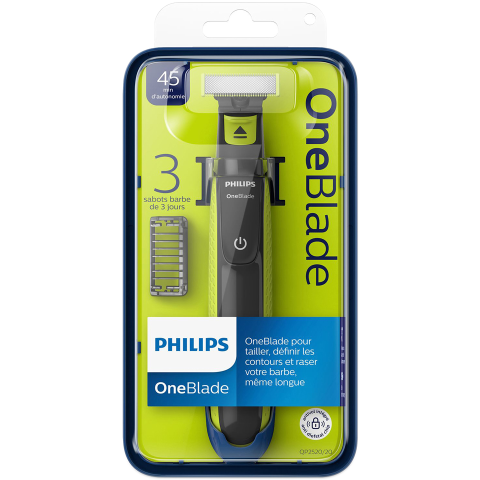 How? diameter rear Philips | Aparat hibrid de barbierit si tuns barba OneBlade QP2520/20 |  Mega-image