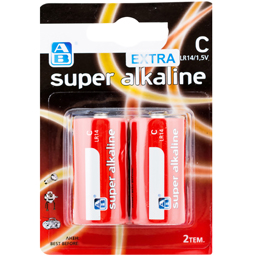 Baterii super alcaline C LR14 1.5V 2 bucati