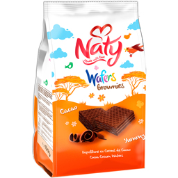 Napolitane Brownies cu crema de cacao 180g