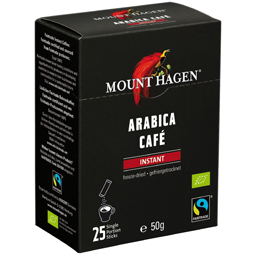 Cafea bio arabica instant 25x2g