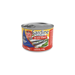 Sardine in sos tomat 170g