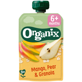 Piure ecologic mango, pere si granolao 100g