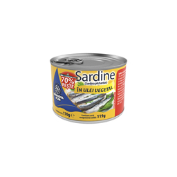 Sardine in ulei vegetal 170g