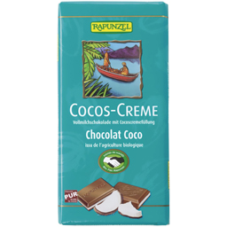 Ciocolata bio cu crema de cocos 100g