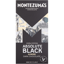 Ciocolata neagra cu migdale, 100% cacao 90g