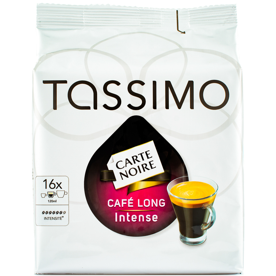 Tassimo Carte Noire Cafea capsule Cafe Long Intense 16 Tdiscuri