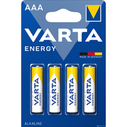 Baterii alcaline Energy AAA, 4 bucati