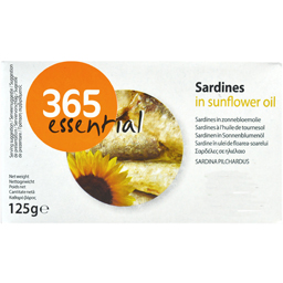 Sardine in ulei de floarea-soarelui 125g