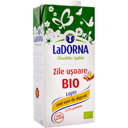 Lapte bio fara lactoza 3.5% grasime 1L