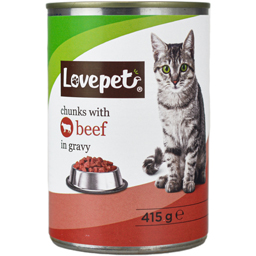Hrana umeda pentru pisici, cu vita in sos 415g