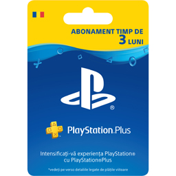 Card PlayStation Plus RO abonament 90 zile