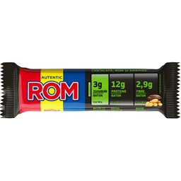 Baton Proteic ciocolata, rom, arahide 41g