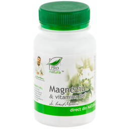 Supliment alimentar Magneziu si vitamina B6 60 capsule