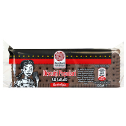 Biscuiti populari cu cacao 100g