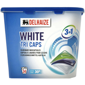Detergent pentru rufe albe White Tri Caps, 34 capsule