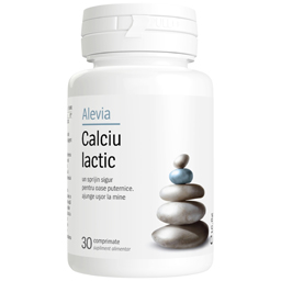 Calciu lactic 30 comprimate 16.8g