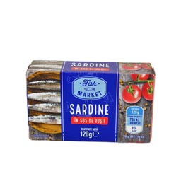 Sardine in sos de rosii 120g