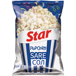 Popcorn cu sare 80g