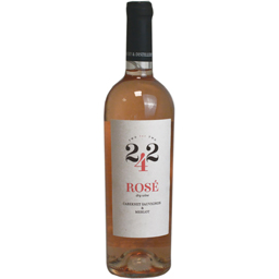 Vin rose sec Cabernet Sauvignon & Merlot 0.75L
