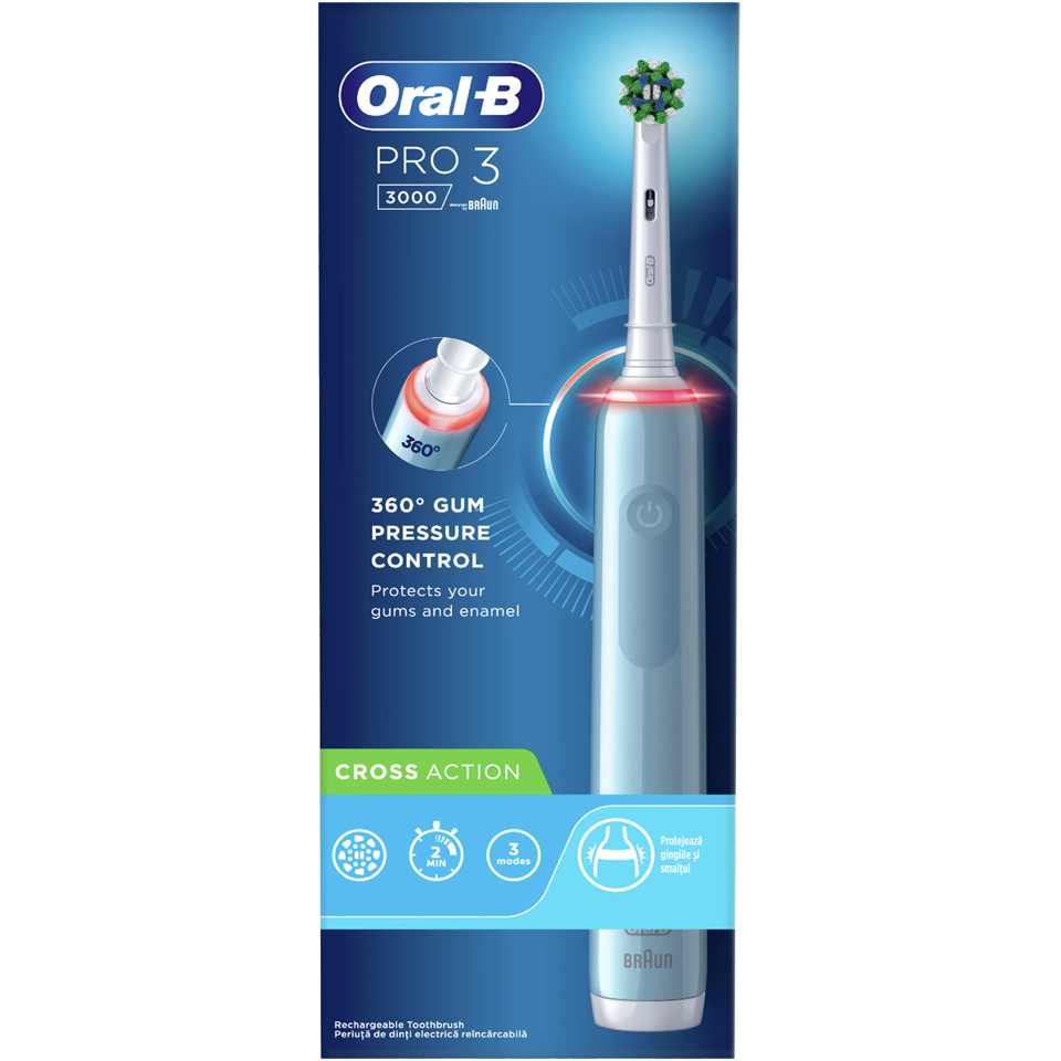 Oral-B | Periuta De Dinti Electrica Pro 3 Cross Action | Mega-image