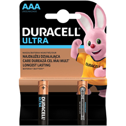 Baterii alcaline Ultra AAA, 2 bucati