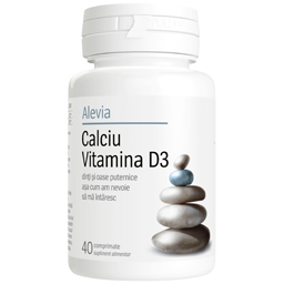 Calciu si Vitamina D3 40 comprimate