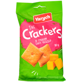 Crackers cu aroma de branza Cheddar 80g