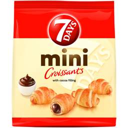 Mini croissant cu crema de cacao 300g