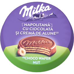 Napolitana cu ciocolata si crema de alune 30g